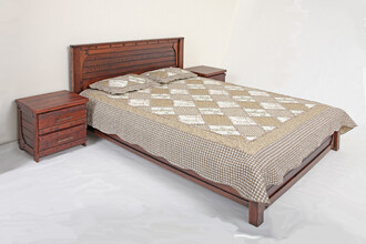 Кровать Барко Фемелиар с тумбочками массив ясеня IMG_5596