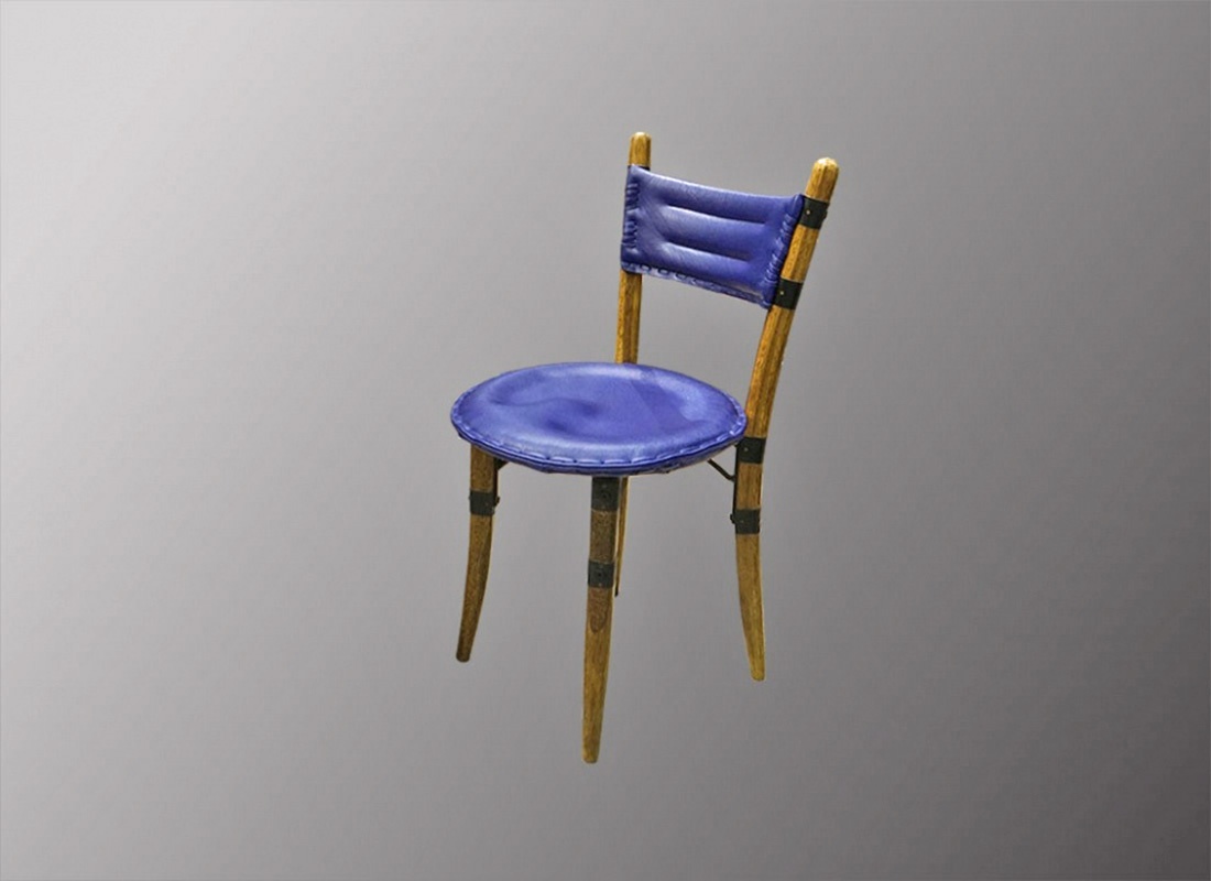 Дизайнерский стул из буйволиной кожи