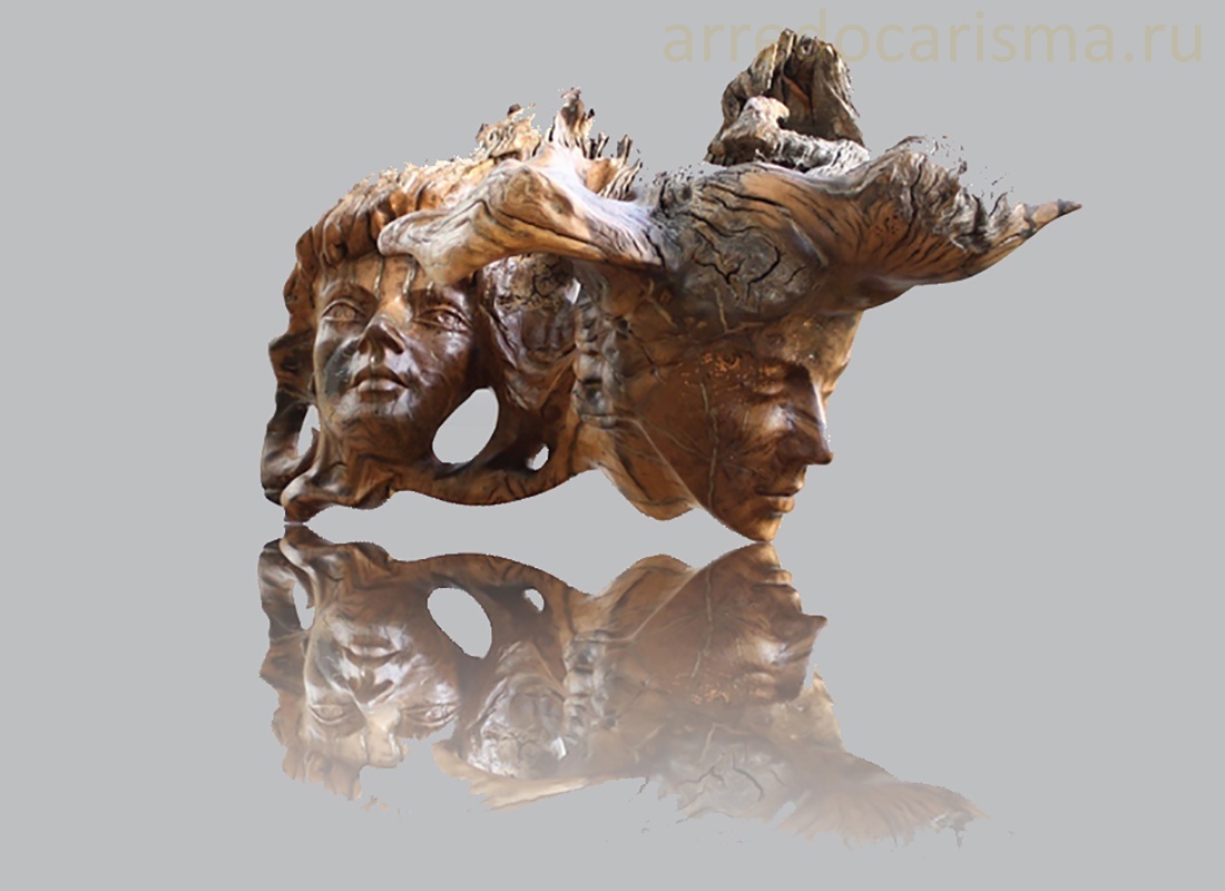 Скульптура из крымского дуба. Коллекция "Философия"  