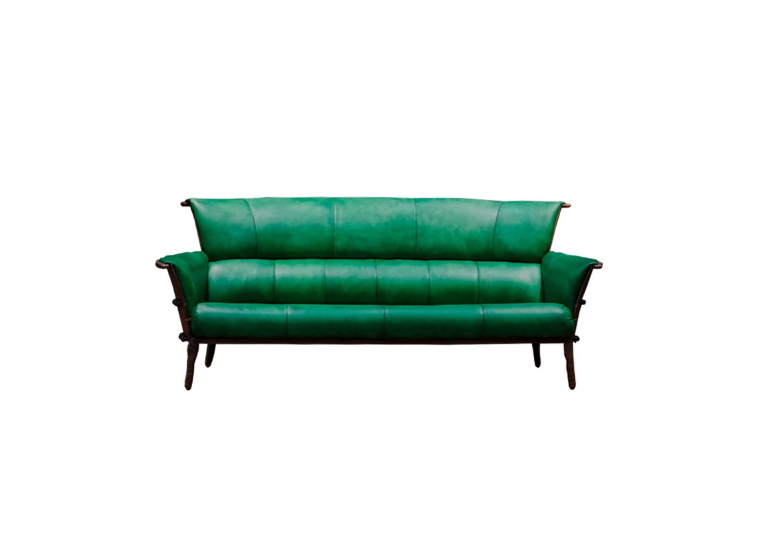 Дизайнерский диван из кожи буйвола