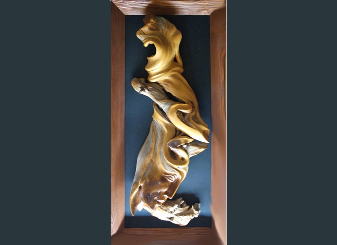Декоративное настенное панно из фрагмента можжевельника обыкновенного, коллекция "Фольклор"