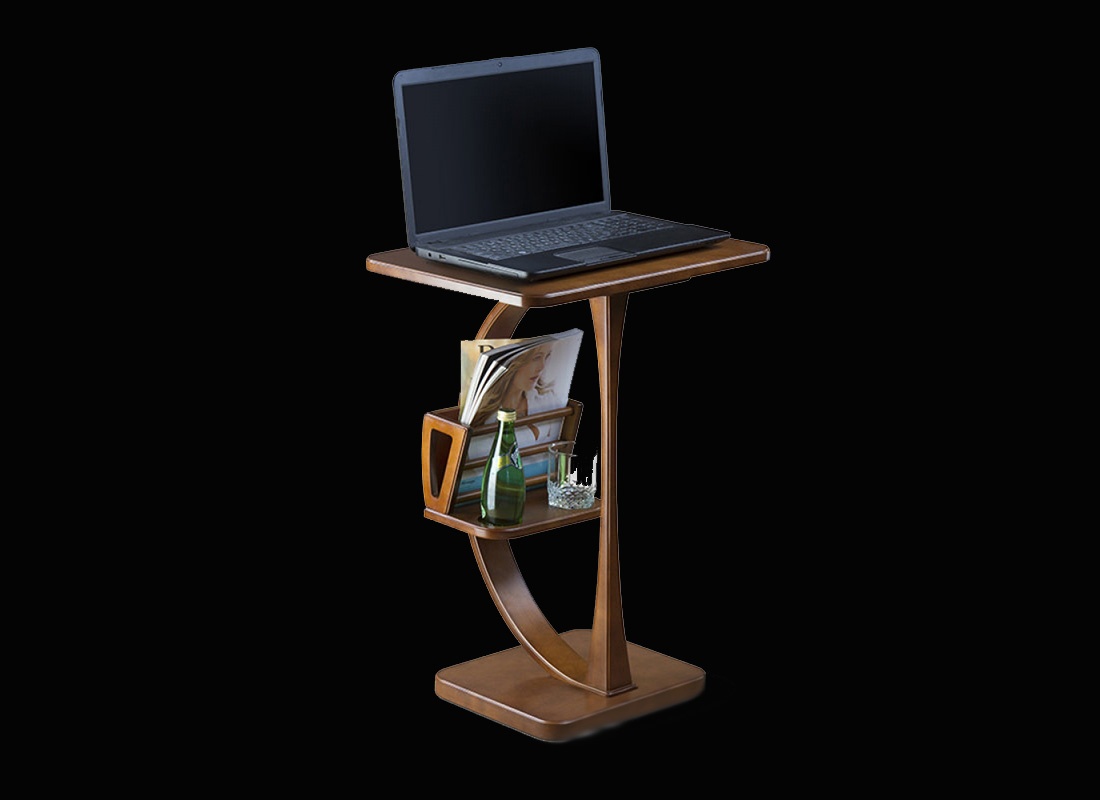 Небольшой стильный столик из массива дерева для ноутбука столик для ноутбука из массива 