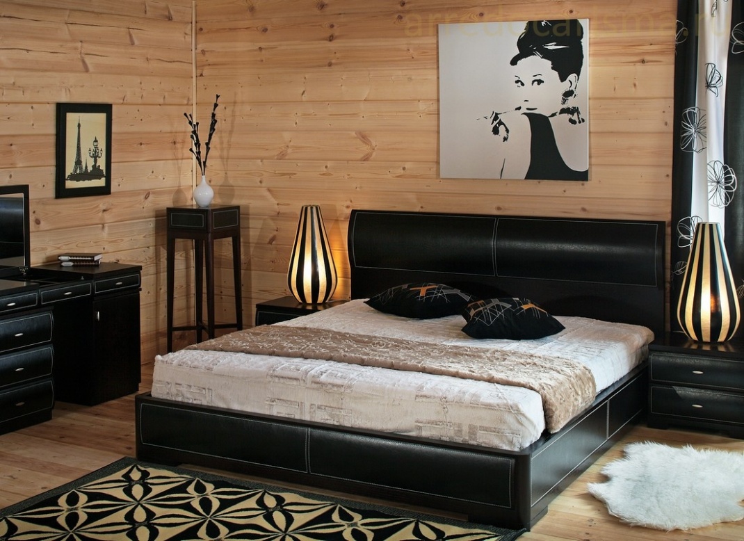 Кровать Etel (Этель) (BD 038 Etel) - смелое дизайнерское решение, вдохнувшее новую жизнь в модели двуспальных кроватей в цветах Венге. Доставка и сборка в удобное для вас время