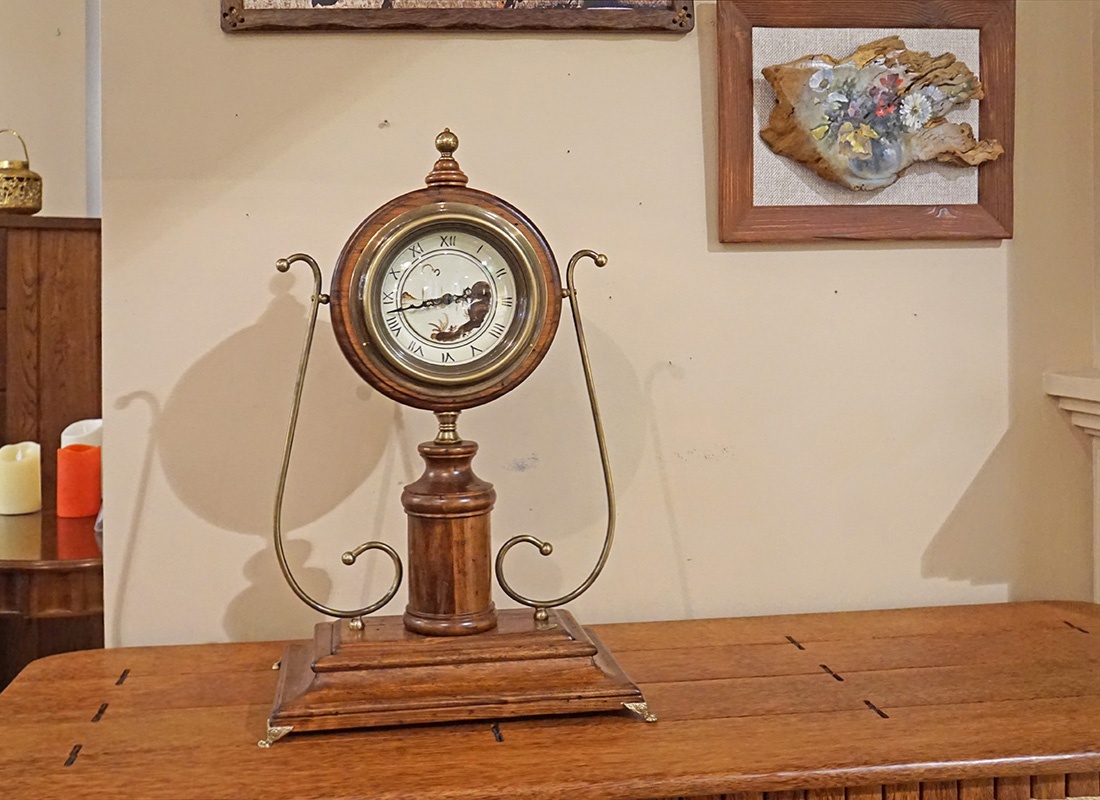 Винтажные старинные настольные часы 3670 Capanni Капанни