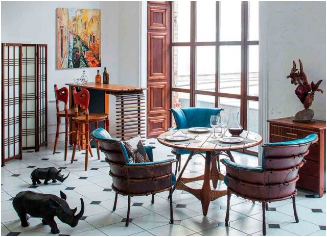 Барные стойки, барные столы и барные стулья для дома — дизайнерские предметы мебели австралийской компании Pacific Green. Обзор моделей и вариантов интерьеров с их участие 