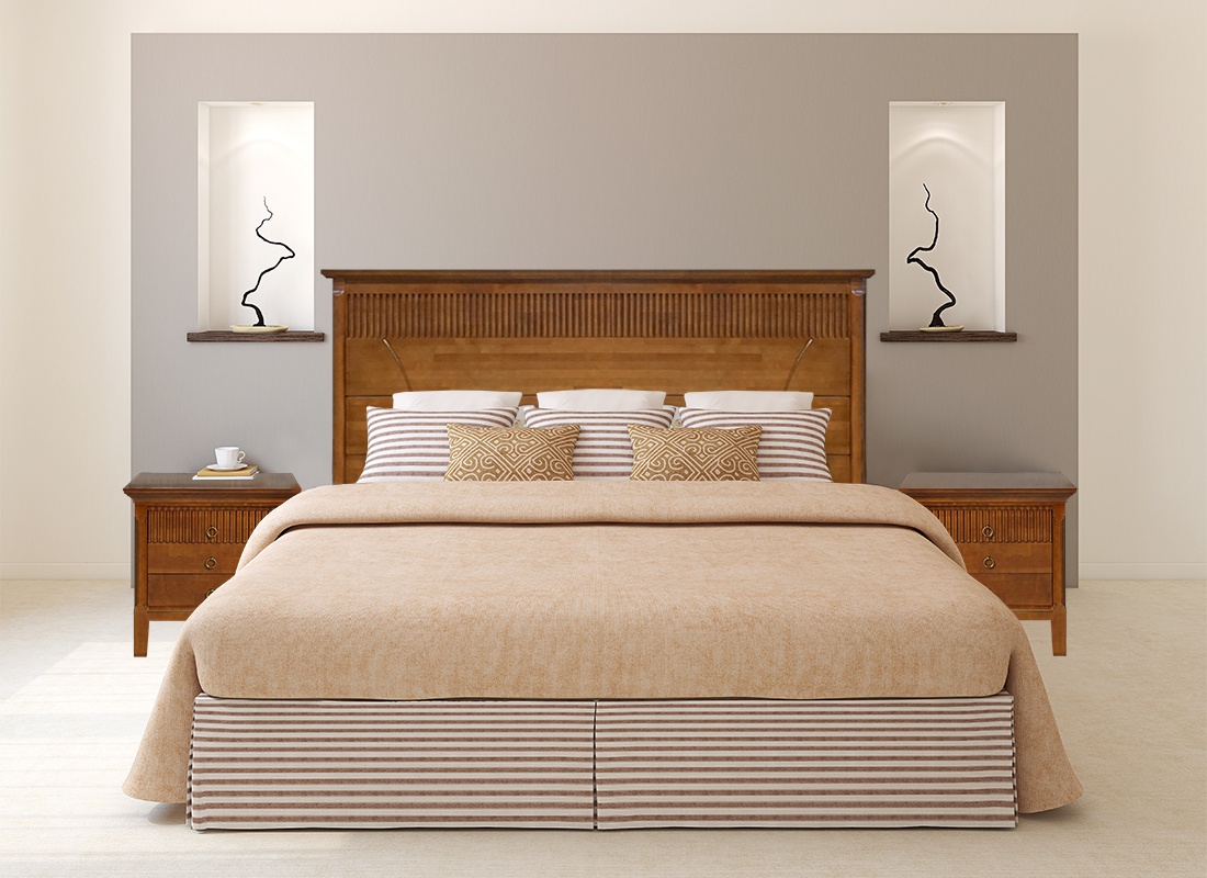 Ищете, где купить недорогую кровать из массива дерева и тумбочки? Отличный вариант – распродажа мебели для спальни из коллекции Vivara Country! 